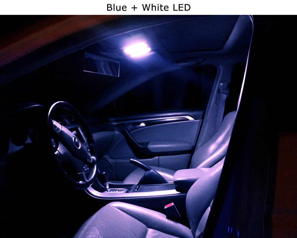 Color Changing LED Interior Lights for Car Trunk & Cargo Area - Blue to White Auto Lighting for Nighttime Visibility & Ambiance