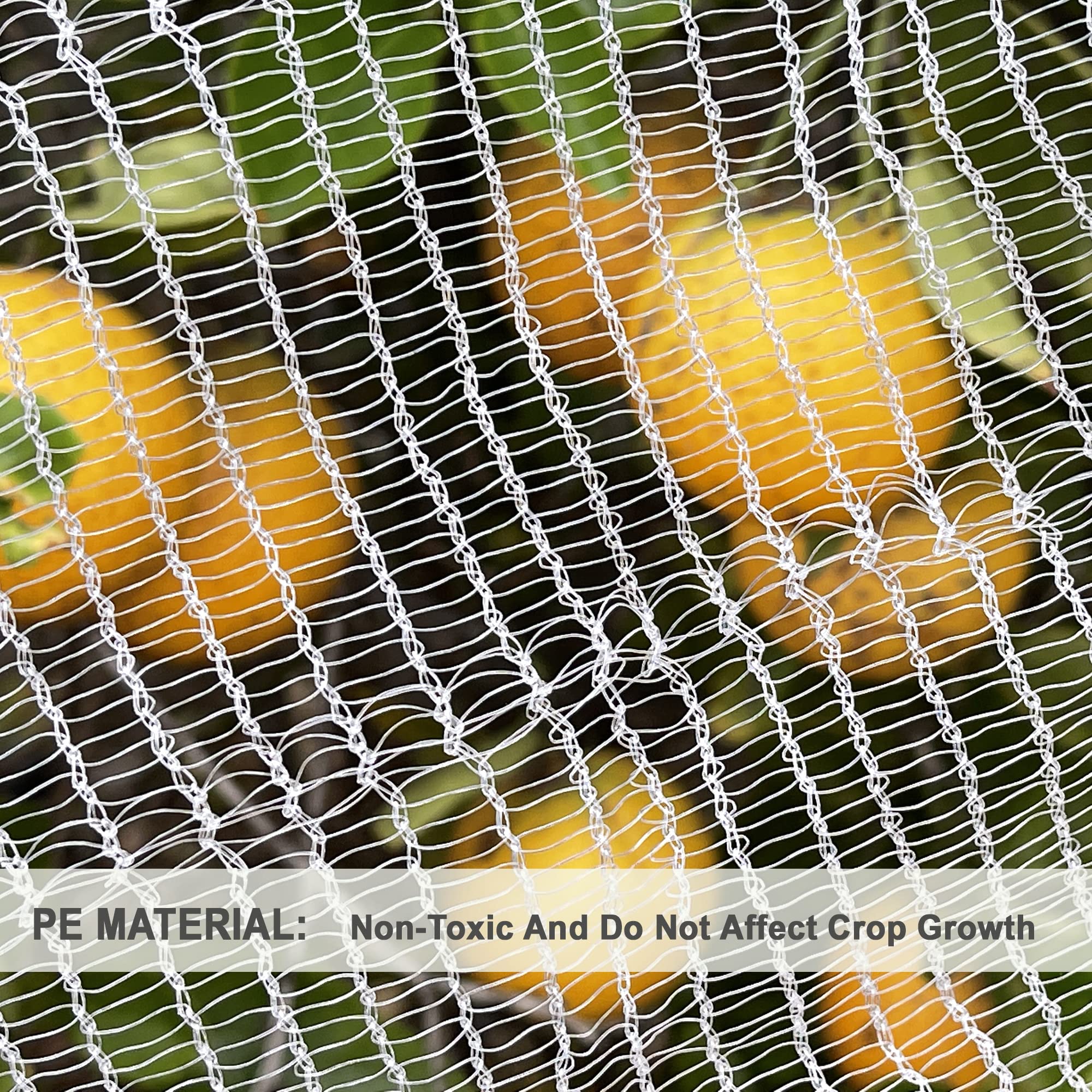 ALION HOME Durable Garden Plant Netting - 14x20 FT Bug & Bird Protection for Fruits, Flowers, Vegetables | UV-Resistant Insect Barrier for Pond, Pool & Backyard Gardening | Floating Protective Cover for Outdoor Plants