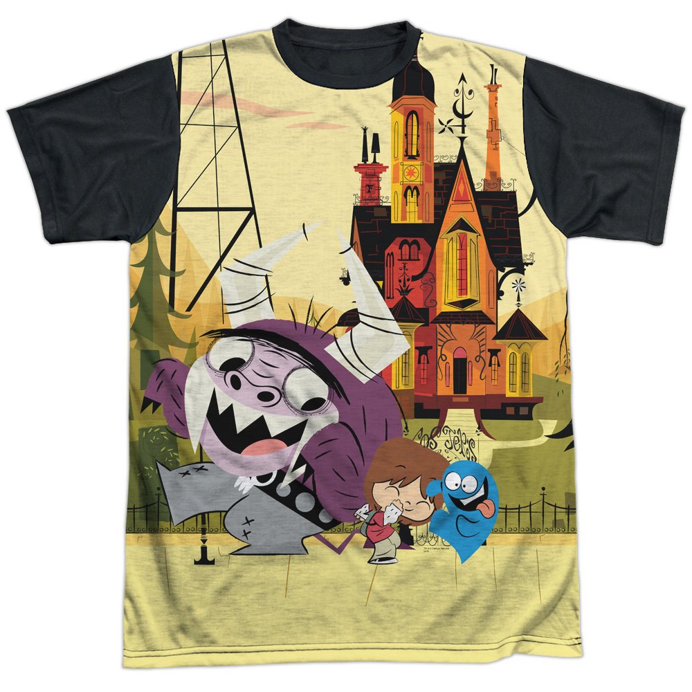 Foster's Home for Imaginary Friends Dancing Friends Black Adult T-Shirt - Perfect for Cosplay, Conventions & Cartoon Lovers