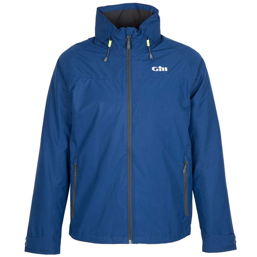 Gill Men's Pilot Jacket - Waterproof Windbreaker with Fully Taped Seams for Outdoor Activities, Hiking & Travel | Lightweight Water Repellent Aviator Jacket