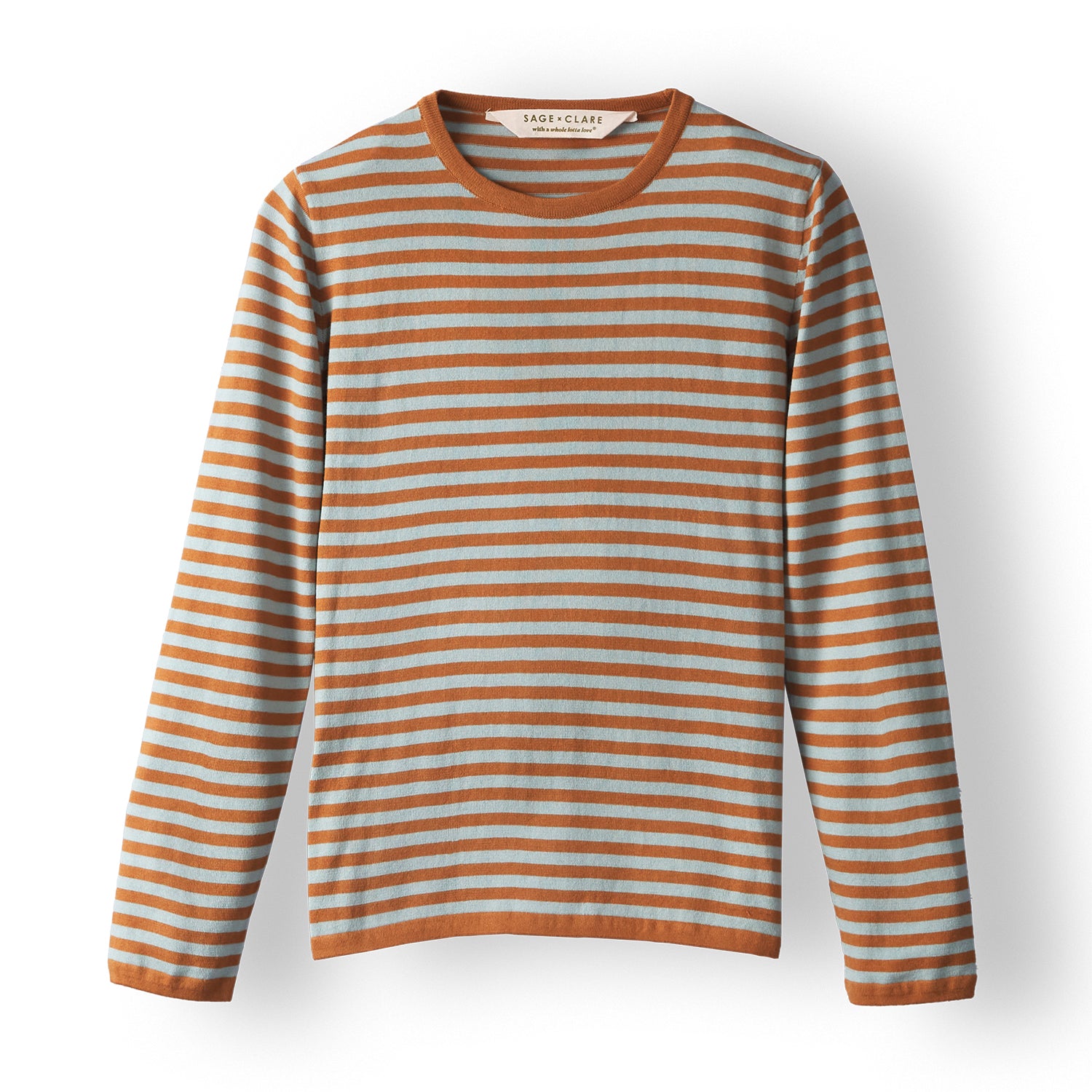 Pierre Women's Knit Top in Copper - Soft & Stylish Crewneck Sweater for Casual Wear & Layering