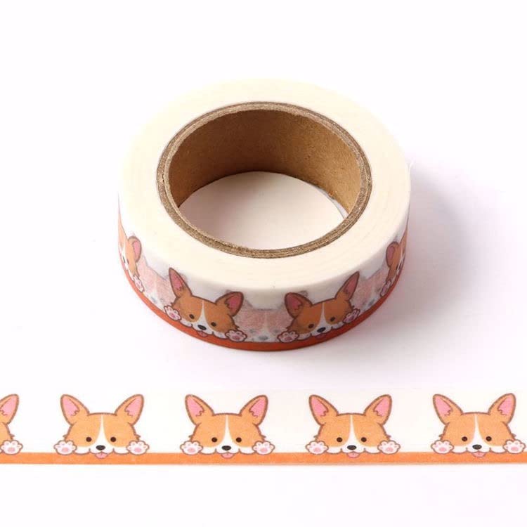 Puppy Head Washi Tape - 5/8