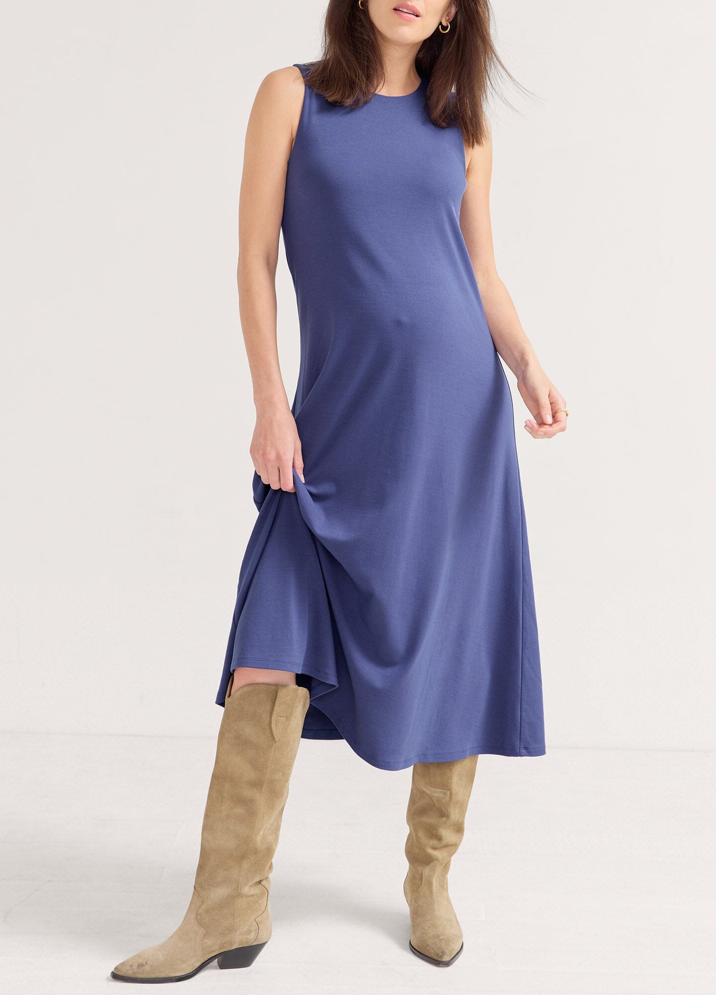 The Jamie Dress 5 - Women's Floral Summer Dress with Short Sleeves & Belt - Perfect for Beach Vacations, Date Nights & Outdoor Parties