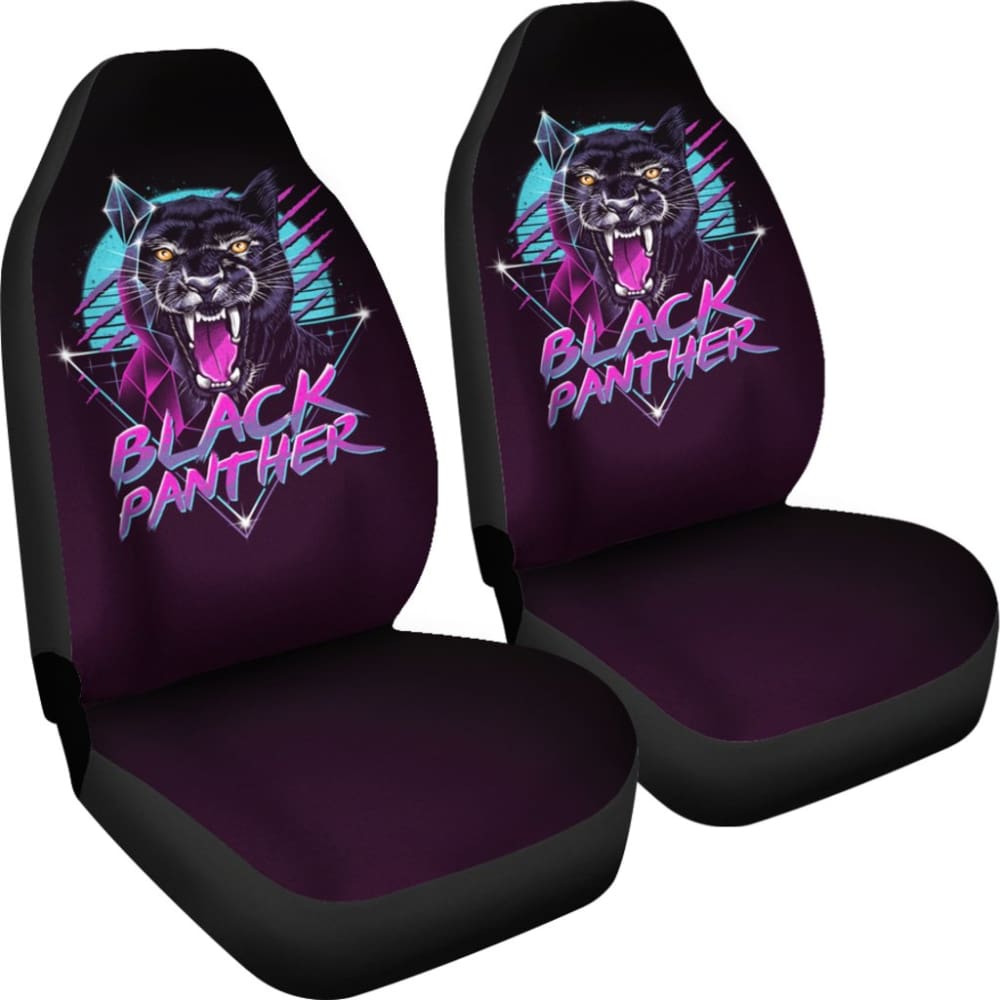 Premium Black Panther Purple Car Seat Covers - Universal Fit for Cars, Trucks & SUVs - Durable Polyester Material - Protect Your Seats from Spills, Pets & Wear - Perfect for Marvel Fans, Road Trips & Daily Commutes