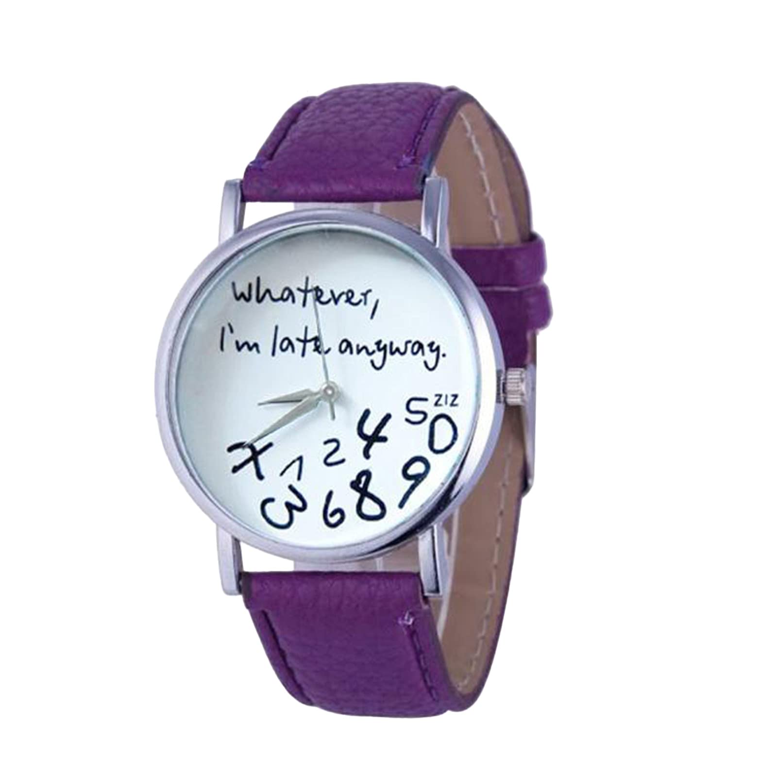 Elegant Women's Leather Band Analog Quartz Watch - Water Resistant Chronograph Wristwatch for Women & Unisex | Perfect for Office, Dating & Formal Occasions