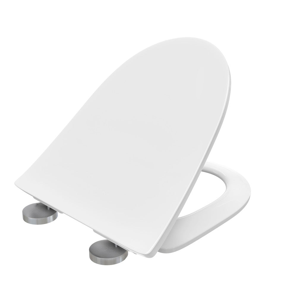 Quick Release Toilet Seat with Soft Close - SM 1T180 - Easy Installation & No-Slip Design for Bathroom Safety - Perfect for Homes, Apartments & Commercial Spaces