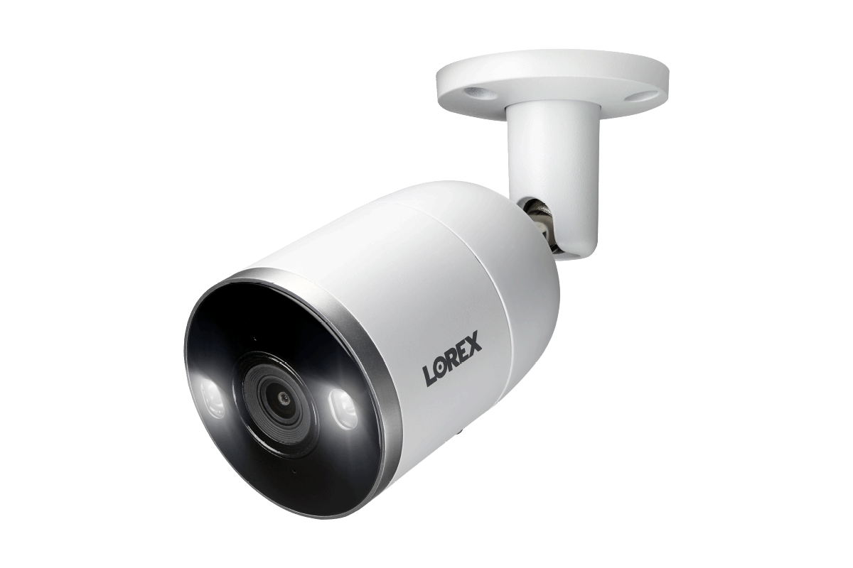Lorex 4K 8-Channel 2TB Wired NVR Security System with 8 Active Deterrence Cameras - Home & Business Surveillance for Indoor/Outdoor Protection