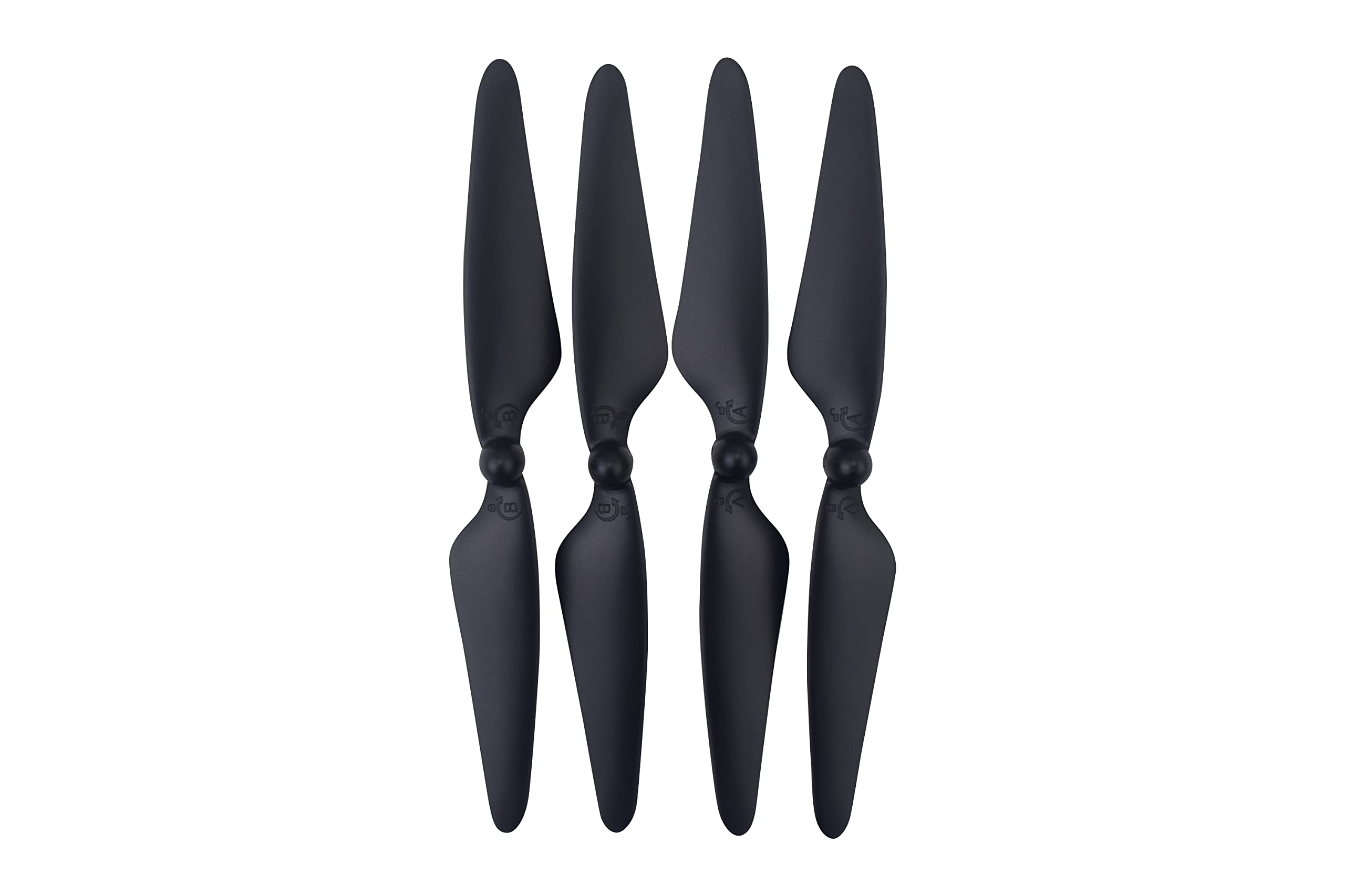 Fytoo 4pcs Hubsan H501S RC Drone Propellers with 4 Protection Covers - Spare Parts & Accessories for Quadcopter Repair and Replacement - Perfect for Outdoor Flying and Aerial Photography