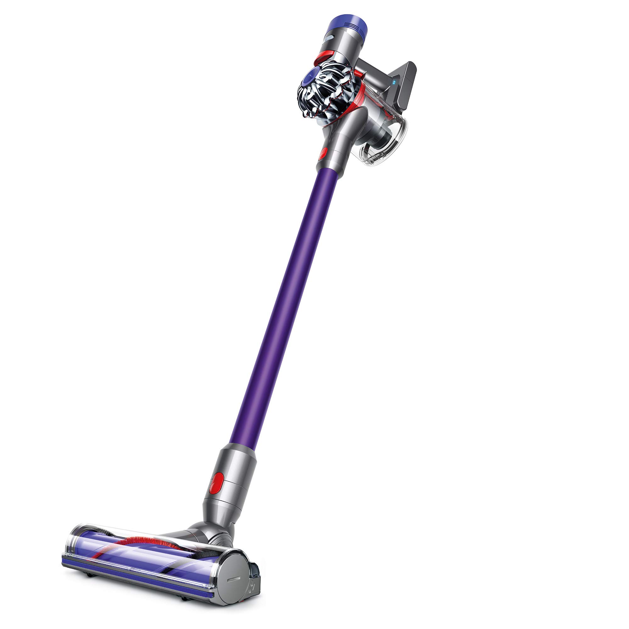 Dyson V8 Animal+ Cordless Stick Vacuum Cleaner - Powerful Suction for Pet Hair, Renewed (Iron/Sprayed Nickel/Purple) | Perfect for Hardwood Floors, Carpets & Pet Owners