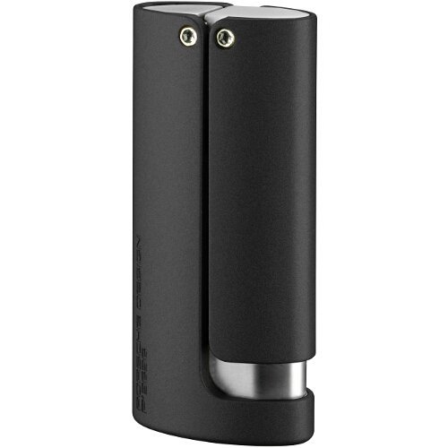 Porsche PD6 Micro Torch Flame Lighter - Black | Windproof Butane Lighter for Cigars, Camping & Outdoor Use | Premium Refillable Pocket Lighter