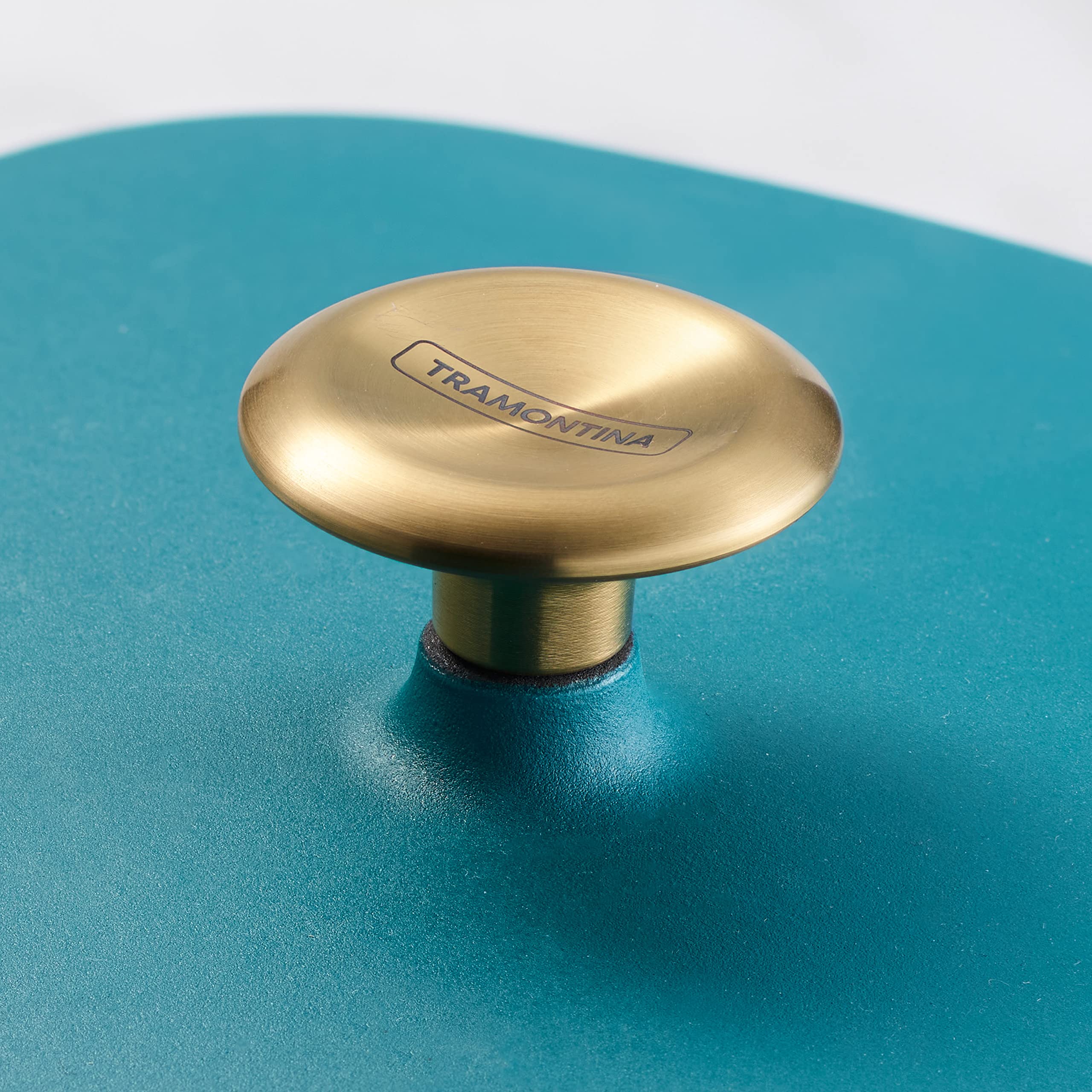 Prisma 7 Quart Enameled Cast Iron Covered Square Dutch Oven - Teal Blue - Perfect for Braising, Baking, Roasting & Slow Cooking Soups, Stews & Casseroles