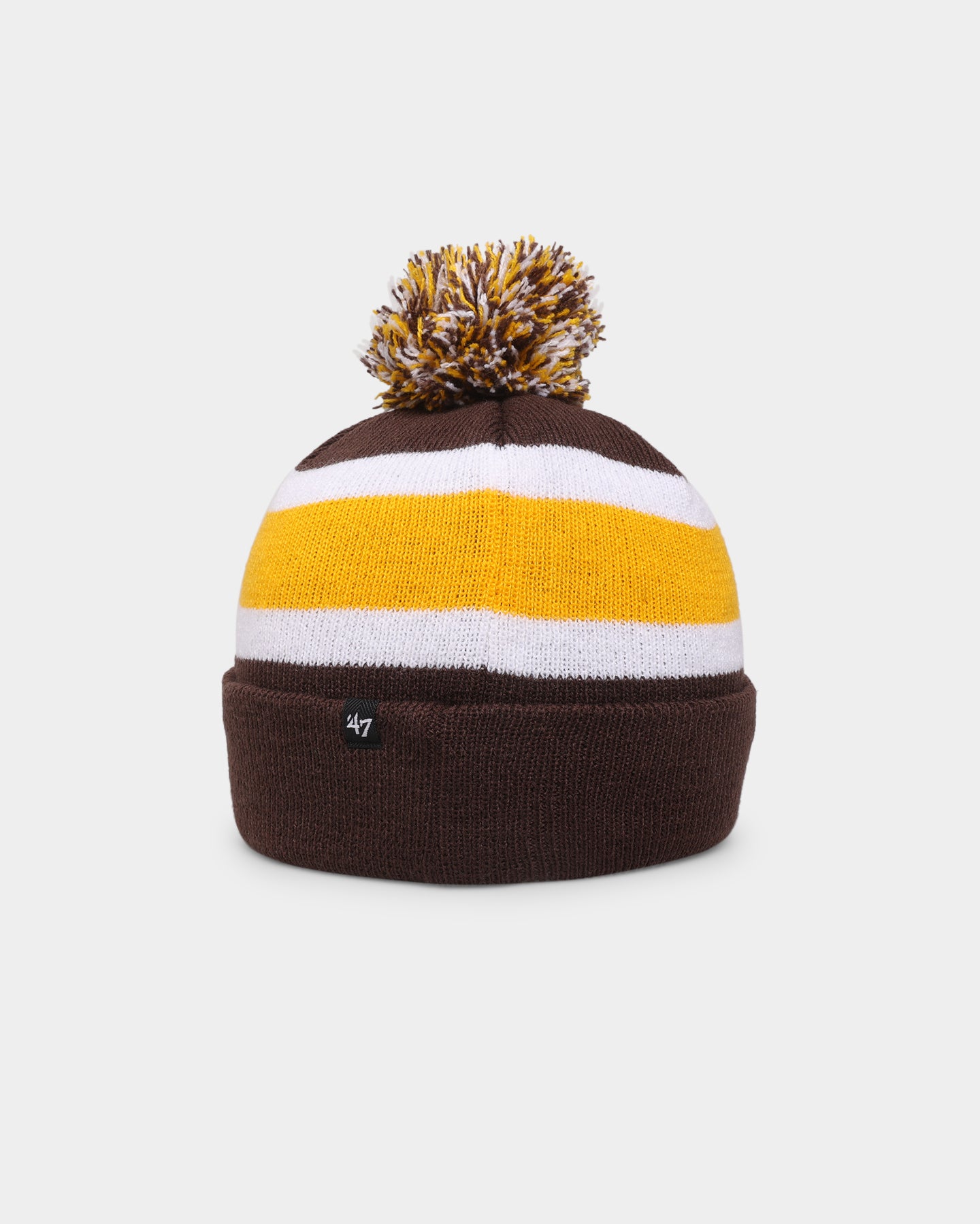 47 Brand San Diego Padres Breakaway Cuff Knit Beanie - Brown MLB Baseball Team Winter Hat for Men & Women - Perfect for Cold Weather, Game Day & Outdoor Activities
