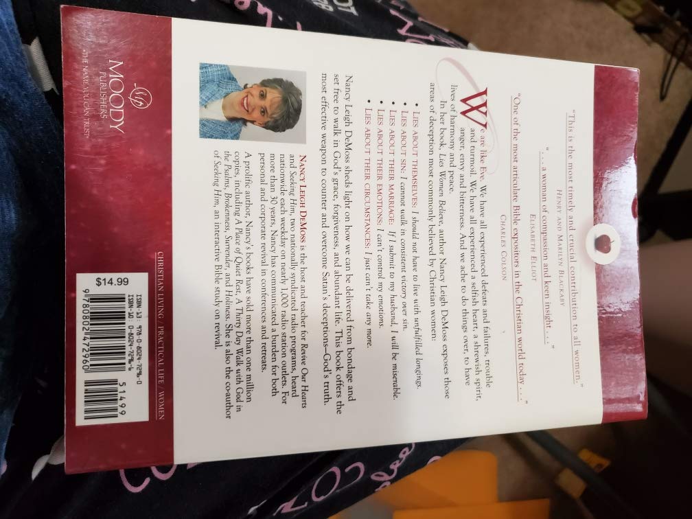 Lies Women Believe: And the Truth That Sets Them Free - Christian Self-Help Book for Women's Spiritual Growth & Empowerment - Perfect for Bible Study Groups & Personal Devotion