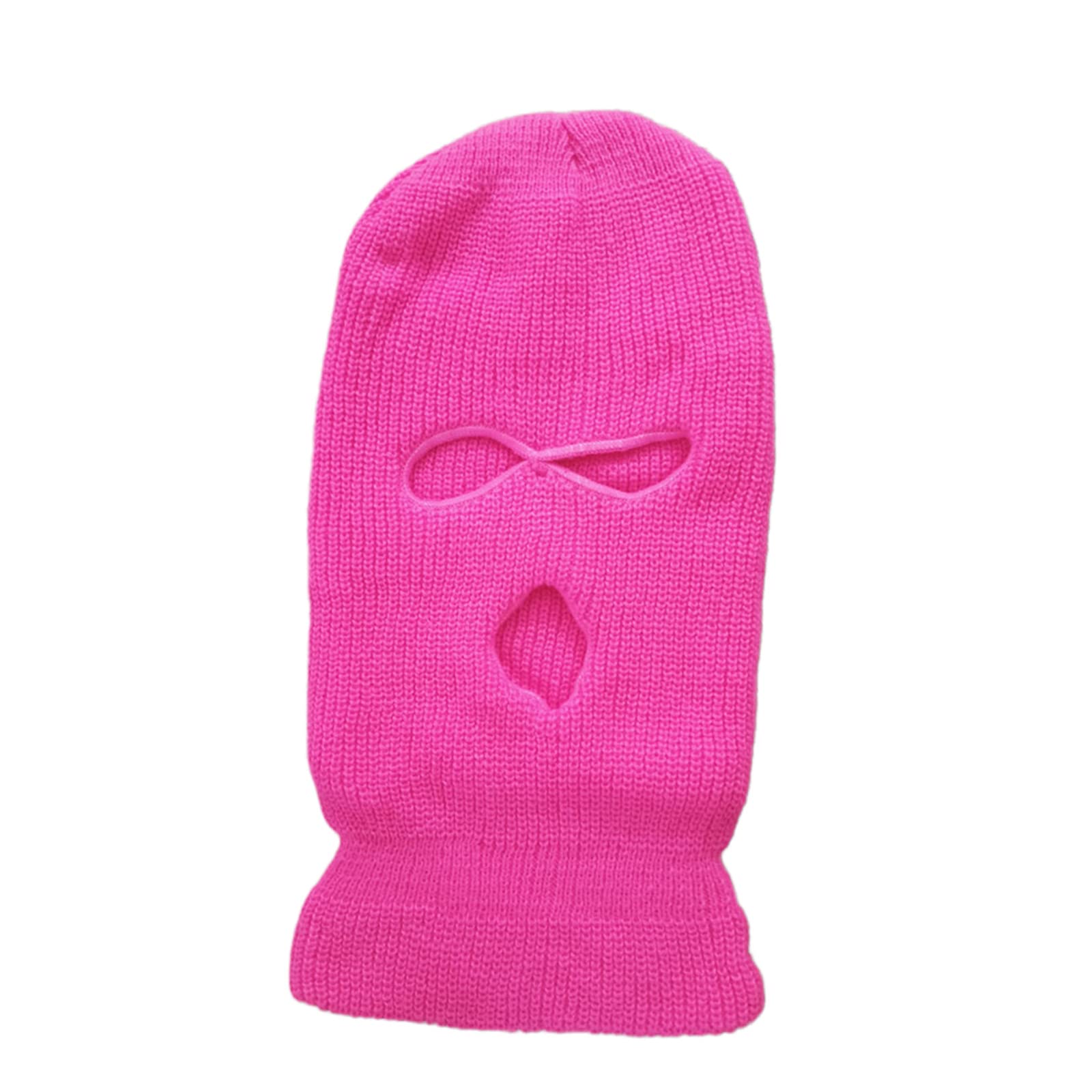 3 Hole Knit Balaclava - Gothic Ski Mask for Winter Warmth - Windproof Thermal Cycling Face Mask for Outdoor Sports & Cold Weather Activities | Perfect for Skiing, Snowboarding, Motorcycling & Hiking