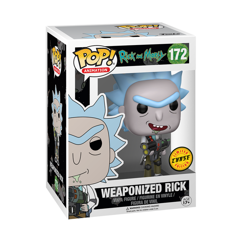 Rick and Morty Limited Edition Weaponized Rick Action Figure - Collectible Toy for Fans, Perfect for Display, Gifts, and Cosplay Scenes