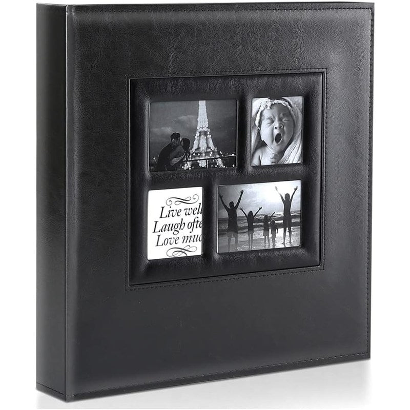 4x6 Photo Album with 1000 Pockets - Extra Large Capacity Scrapbook for Wedding, Family & Travel Memories | Acid-Free Archival Storage