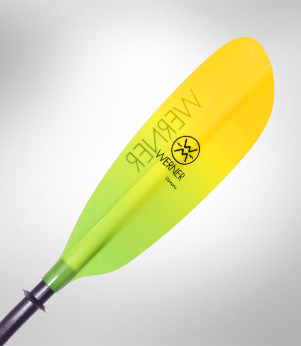 Camano 2-Piece Bent Shaft Paddle - Standard Length for Kayaking & Canoeing - Lightweight Aluminum Construction for Smooth Strokes
