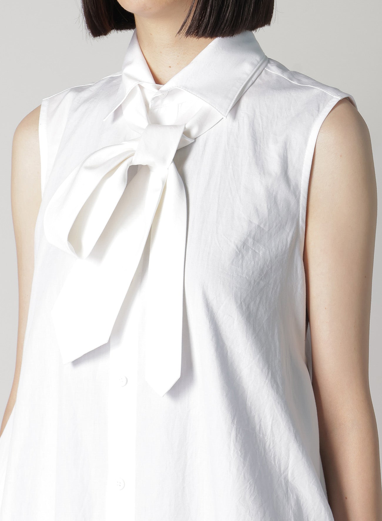 Stylish BROAD R Sleeveless Tie Blouse for Women - Elegant Casual & Office Wear - Perfect for Summer Outfits, Date Nights & Business Meetings