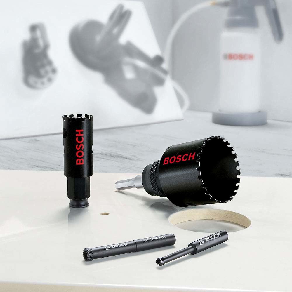 Bosch 2608580319 2.99-Inch Diamond Hole Saw for Tile, Glass, and Porcelain - Perfect for Bathroom Renovations and DIY Projects