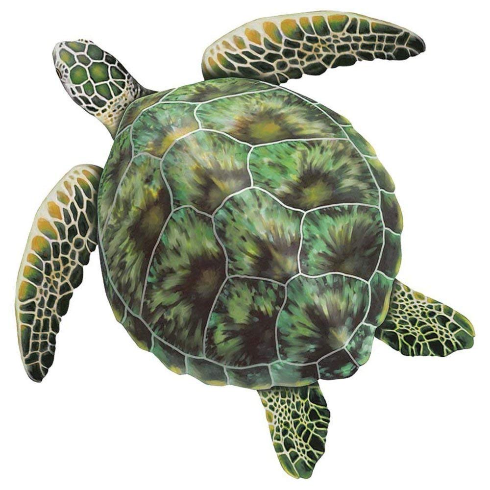 Green Sea Turtle Porcelain Mosaic Tile for Swimming Pool (10