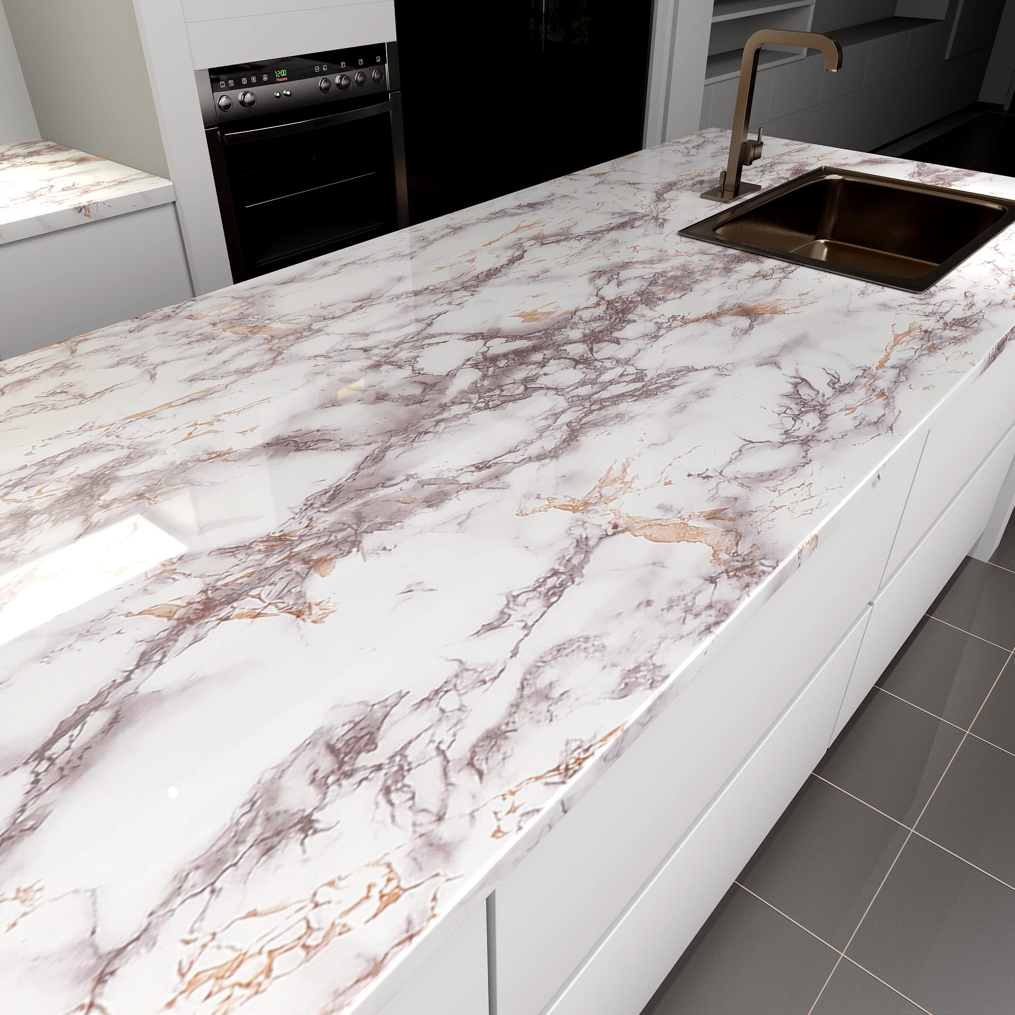 AbaBoorty Marble Contact Paper 206