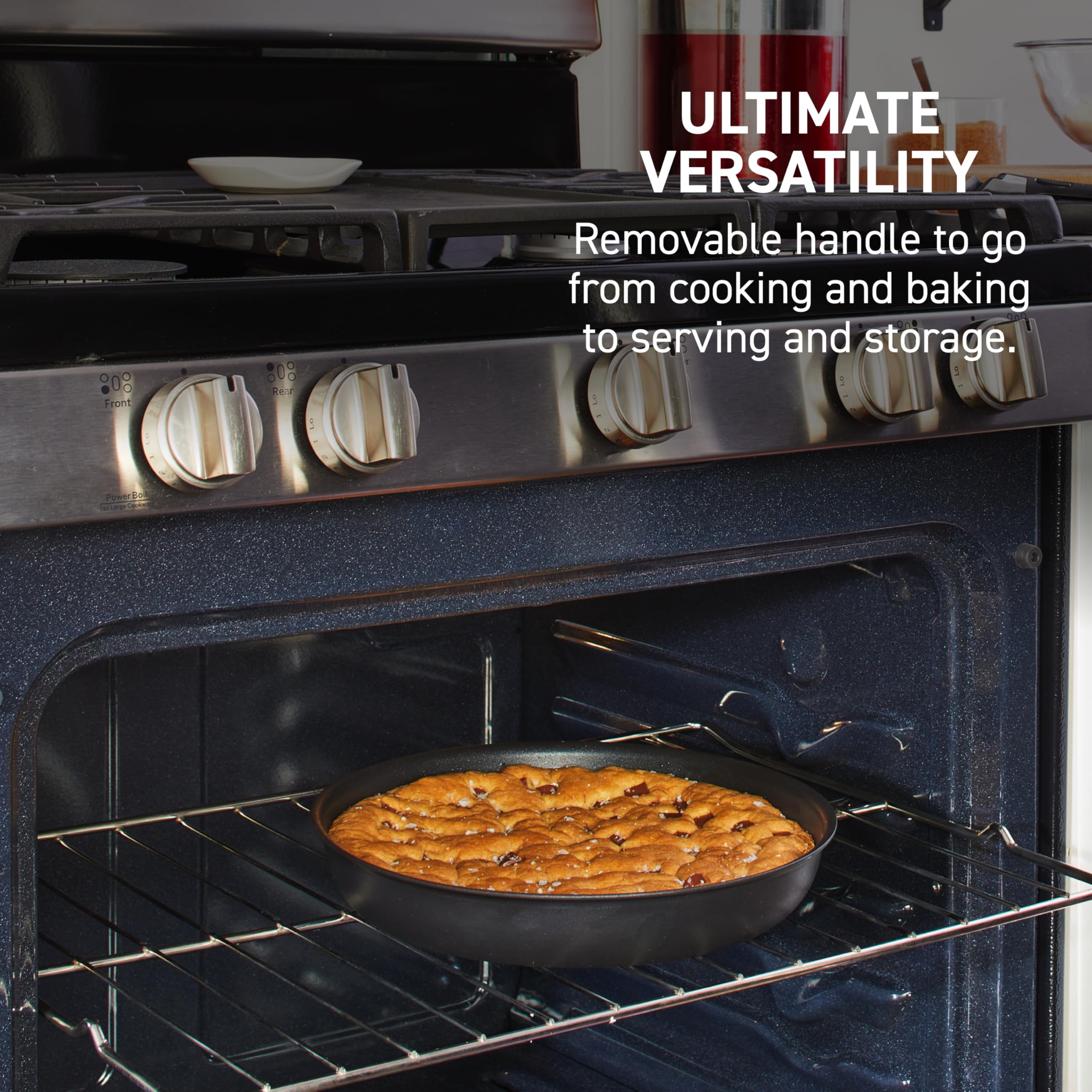 T-fal Ingenio Expertise 10-Piece Non-Stick Cookware Set - Induction Compatible, Oven Safe to 500°F, Stackable Pots & Pans with Detachable Handles - Perfect for RV, Camping & Dishwasher Safe - Ideal for Home Cooking, Outdoor Adventures & Small Spaces