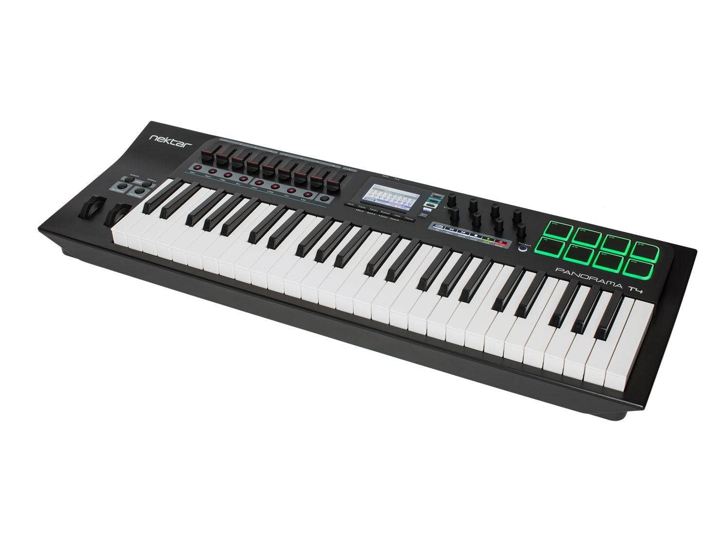 Nektar Panorama T4 49-Key USB MIDI Keyboard Controller - Professional Music Production & Performance | Perfect for Home Studio, Live Shows & Beat Making