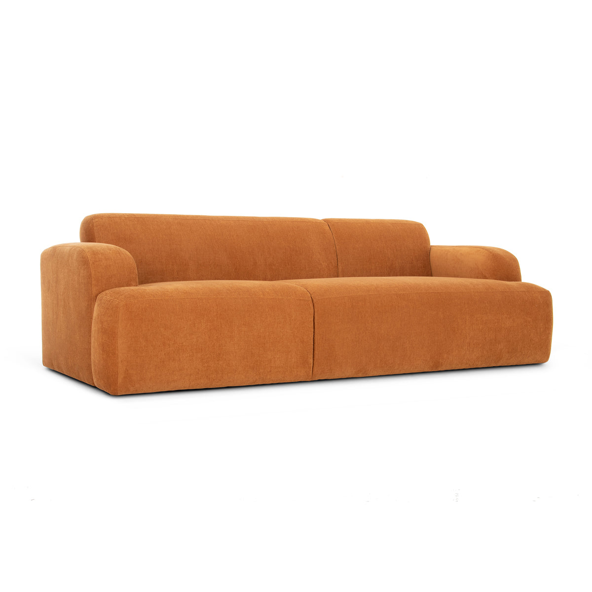 Brooklyn 3-Seater Sofa - Modern Fabric Couch for Living Room, Lounge & Family Room - Comfortable Sectional Sofa for Home Decor