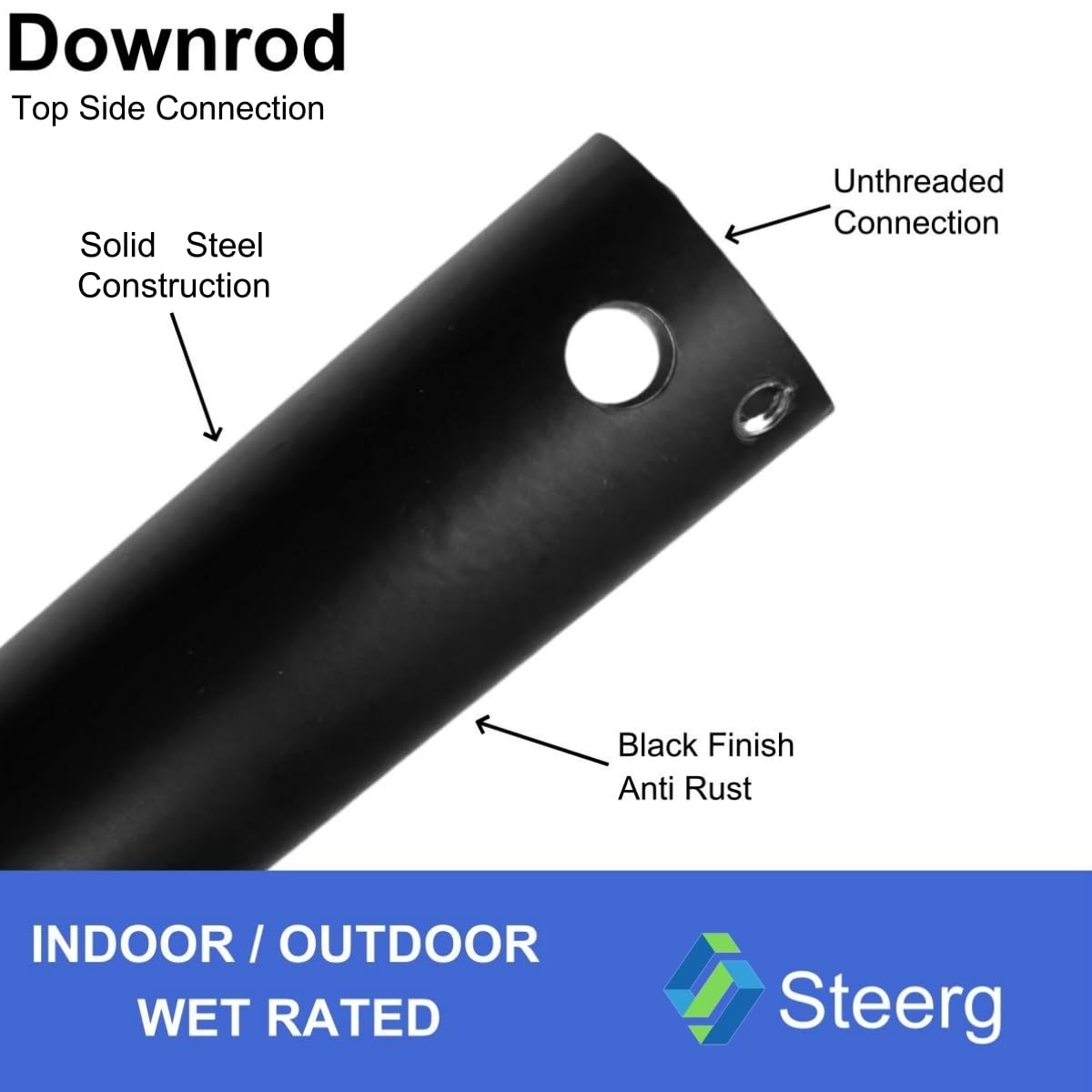 18 Inch Downrods for Ceiling Fans - 1.02