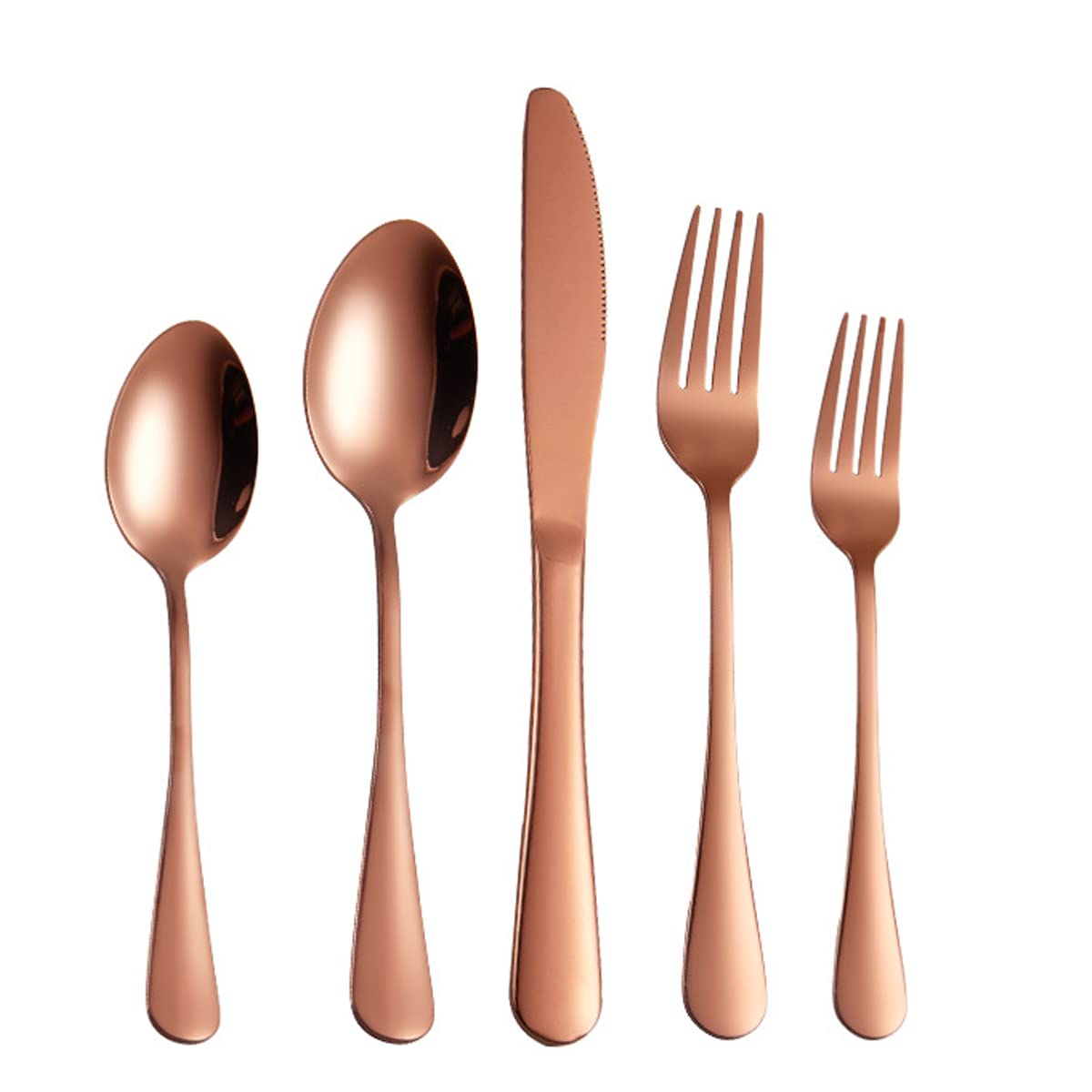 Premium 60-Piece Matte Gold Silverware Set for 12 - Stainless Steel Flatware Cutlery Set for Home, Kitchen, Restaurant & Hotel - Mirror Polished & Dishwasher Safe - Perfect for Dinner Parties, Weddings & Fine Dining