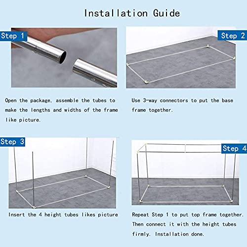 Minache Premium Mosquito Net Bed Canopy - Breathable Blackout Bedding Curtain with Dustproof Top & Included Rods for Bedroom, Dorm, Home | Perfect for Sleeping, Nursery, Outdoor Camping & Allergy Protection