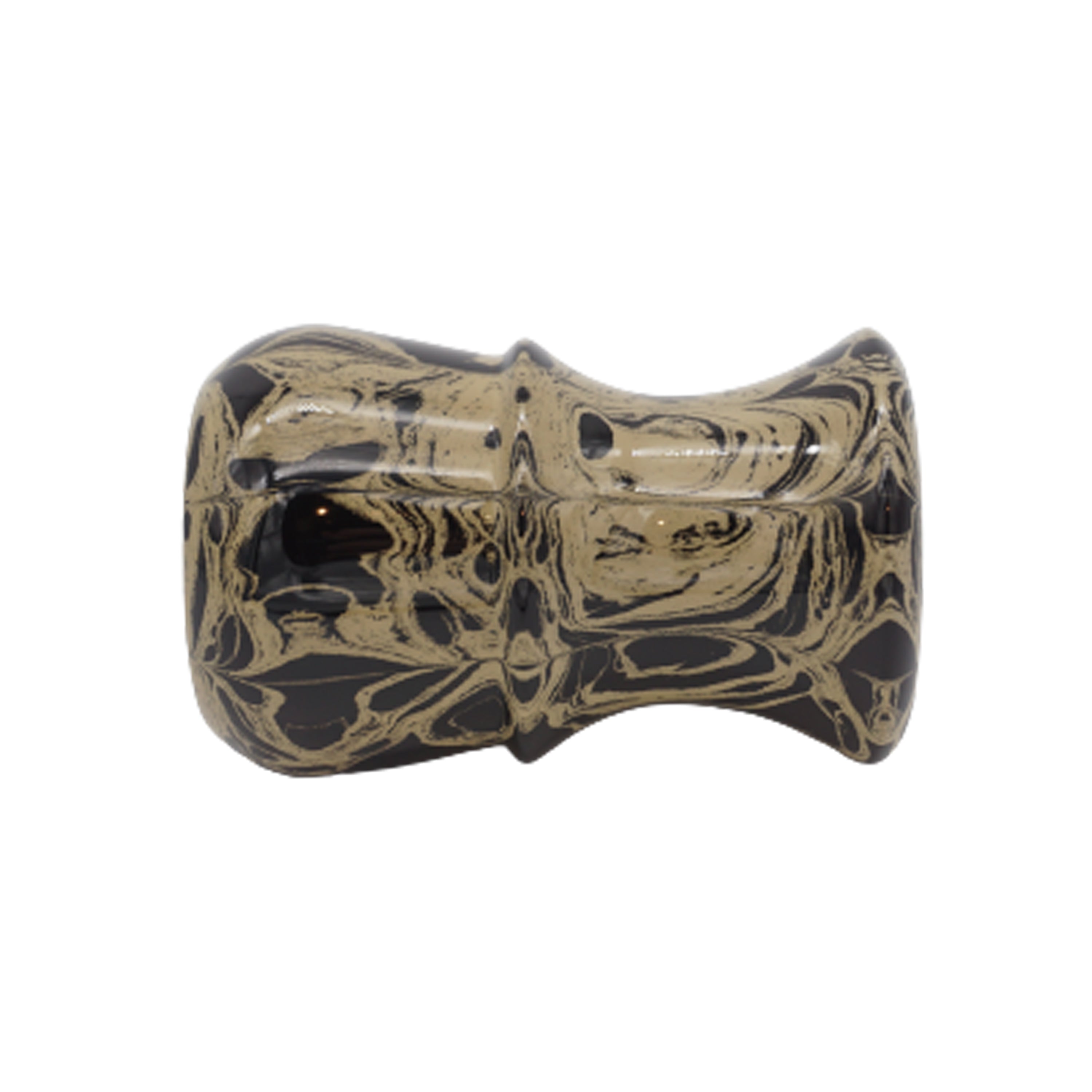 Premium Sand Ebonite Handcrafted Shaving Brush Handle - Fits 24mm & 26mm Knots - Perfect for Wet Shaving & Traditional Grooming Rituals