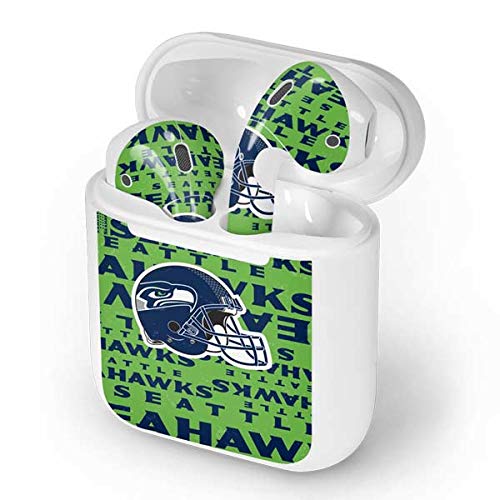 Officially Licensed NFL Seattle Seahawks Blast Green Skin Decal for Apple AirPods with Lightning Case | Protective Vinyl Sticker Cover | Perfect for Football Fans, Team Spirit & Personalization