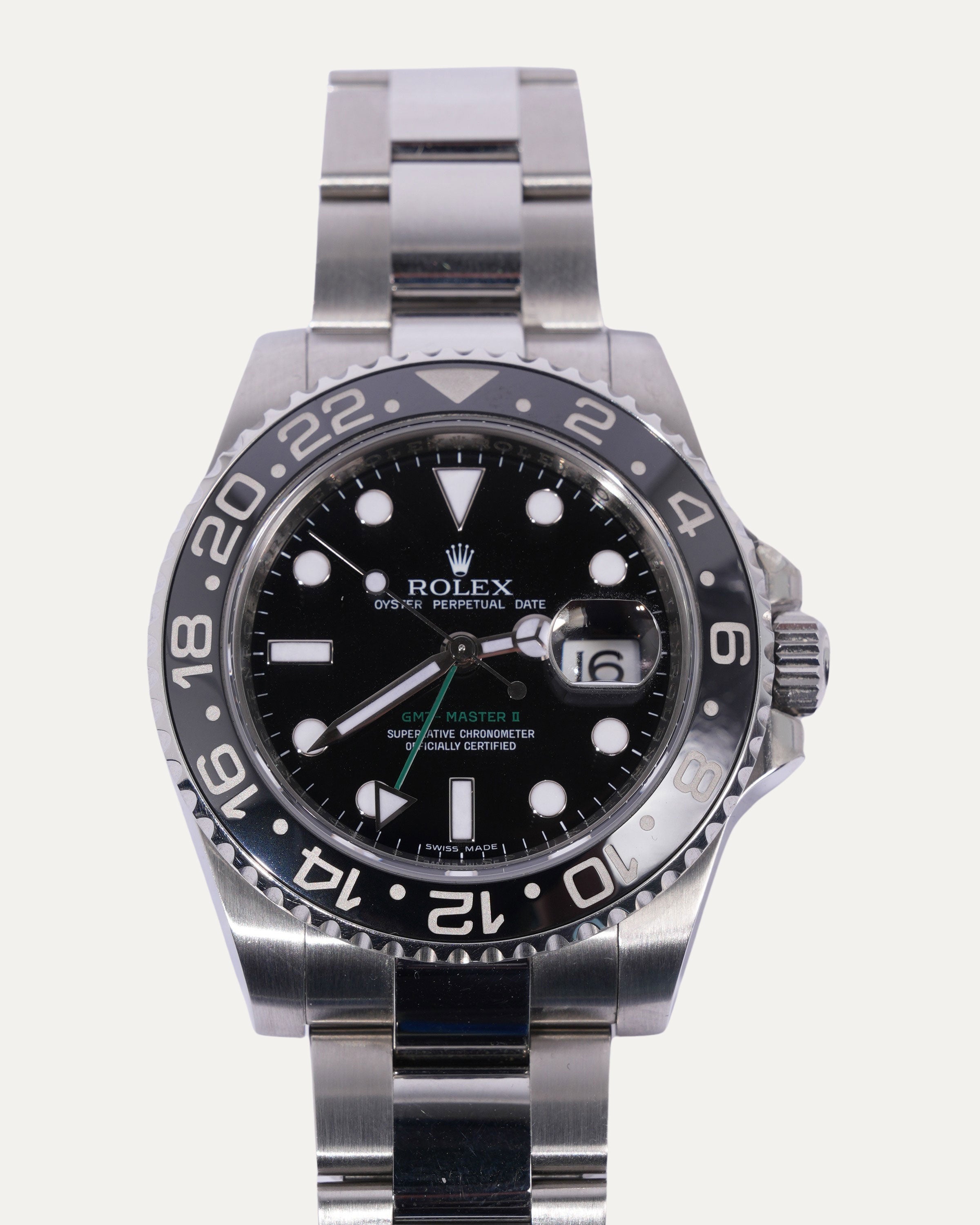 Rolex GMT-Master II 116710LN 40mm Oystersteel Men's Watch - Luxury Timepiece for Travelers & Professionals