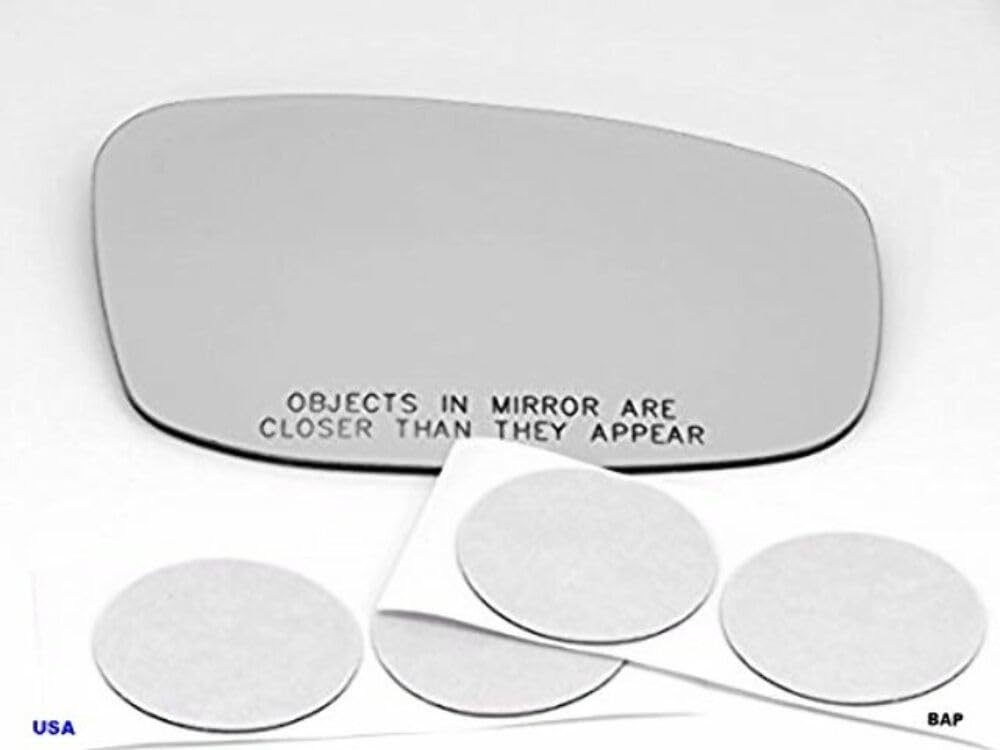 2008-2013 Infiniti G37 & G25, 2015-2016 Q40, 2014-2016 Q60 Heated Right Passenger Side Mirror Glass Replacement with Adhesive - Perfect for Winter Driving & Enhanced Visibility in USA