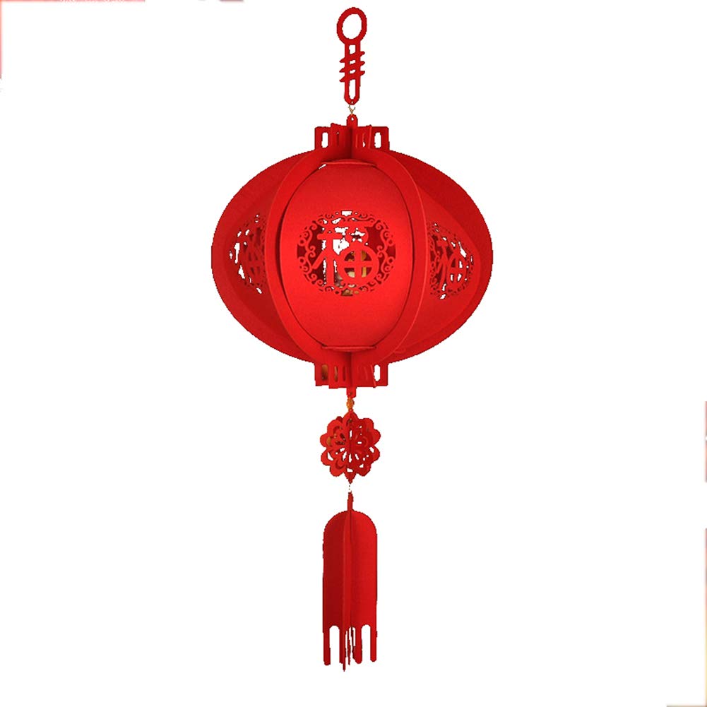 Newrys Chinese New Year Red Decorations - Lucky Blessing Hanging Lanterns for Spring Festival, Wedding & Home Decor - Perfect for Living Room, Bedroom & Restaurant - Enhance Your Holiday Atmosphere with Traditional Red Lanterns