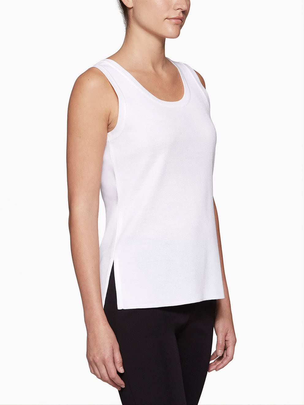 MISOOK Women's Knit Tank Top - Soft Stretchy Sleeveless Shirt for Summer, Casual Wear, Layering & Workout