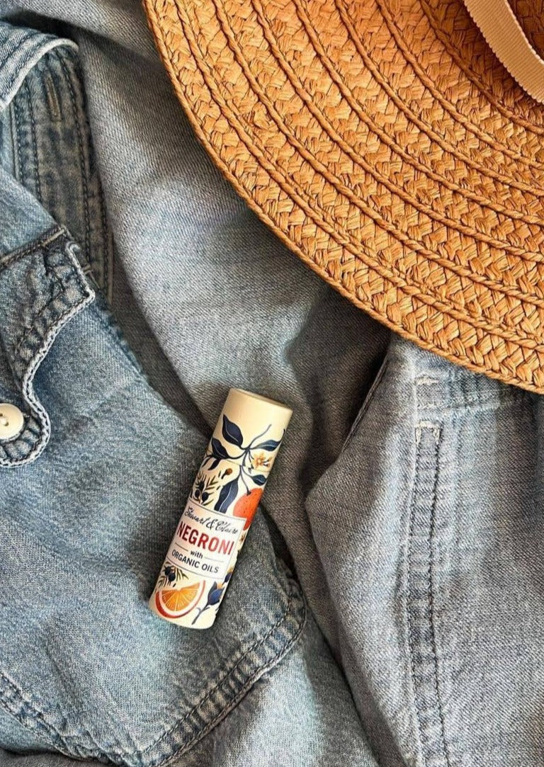 Negroni Flavored Lip Balm - Moisturizing & Long-Lasting Lip Care for Dry Lips | Perfect for Winter, Outdoor Activities & Daily Hydration