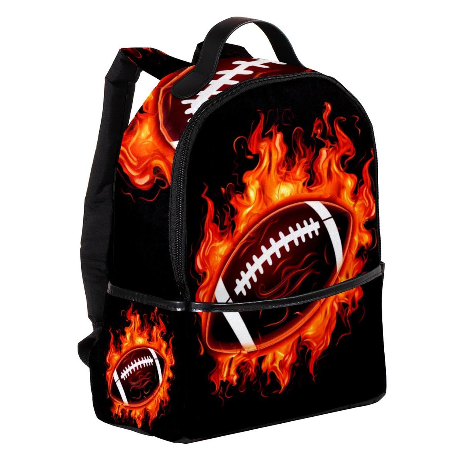 Men's & Women's Travel Backpack - Durable & Stylish American Football Design - Perfect for Hiking, Gym, Work & School
