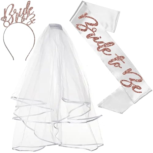 3 Piece Set: Bride to Be (Glam)