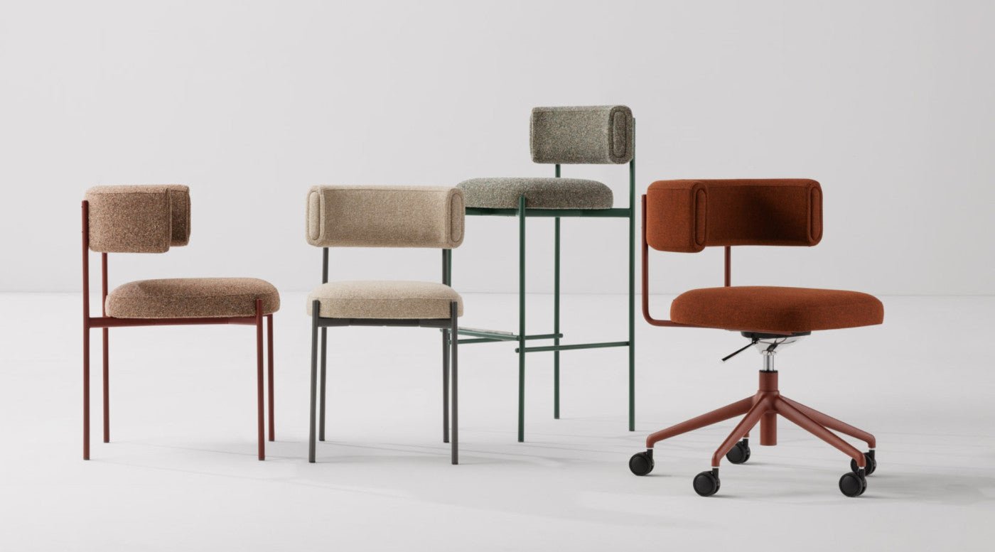 Midj Amelie DP TS Ergonomic Office Chair - Adjustable Height & Lumbar Support for Home & Workspace Comfort