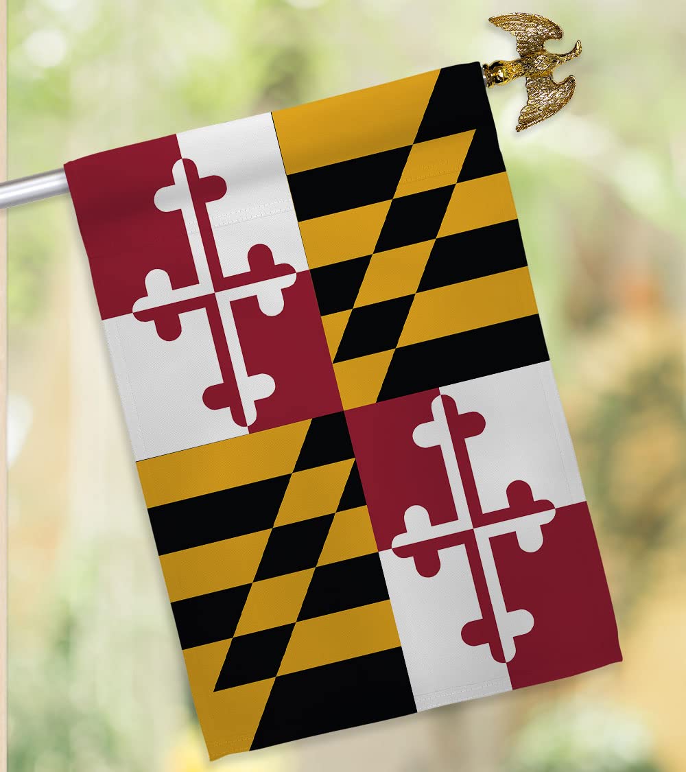Maryland Americana House Flag Set 28