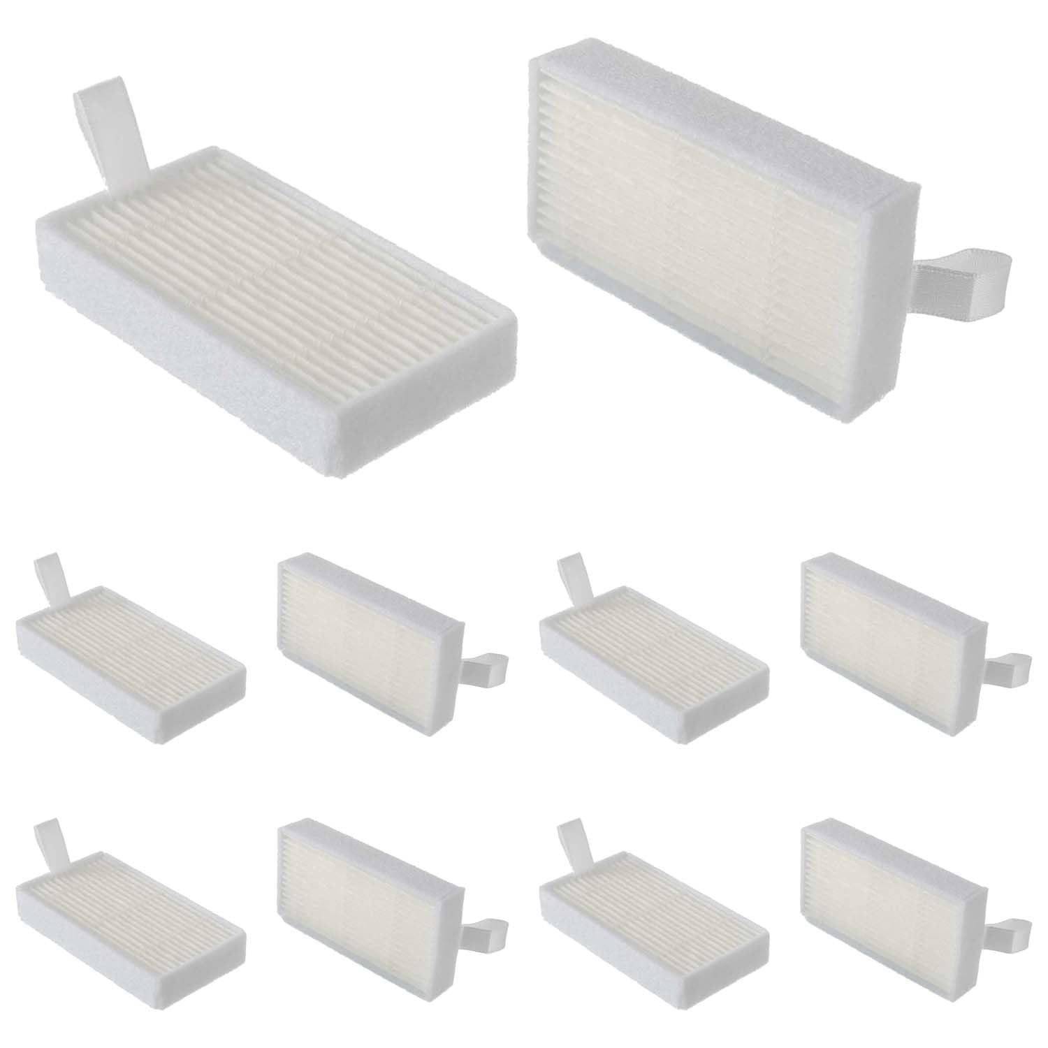 10-Pack HEPA Vacuum Filters Replacement for I-LIFE v3/v3s/V3s Pro/v5/v5s/V5s Pro Robot Vacuums - High Efficiency Dust & Allergen Removal - Perfect for Pet Hair, Hardwood Floors & Carpets