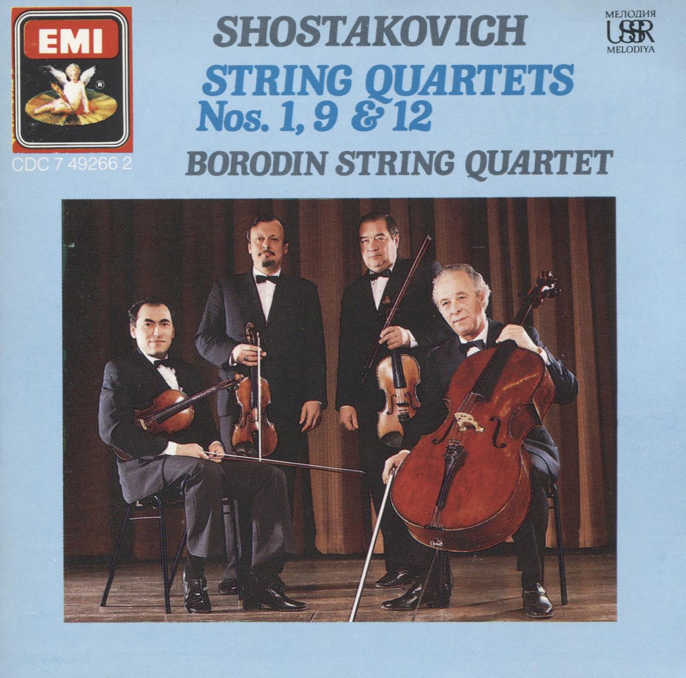 Shostakovich String Quartets Nos. 1, 9 & 12 - Classical Music CD for Collectors & Music Lovers - Perfect for Home Listening, Study Sessions & Relaxation