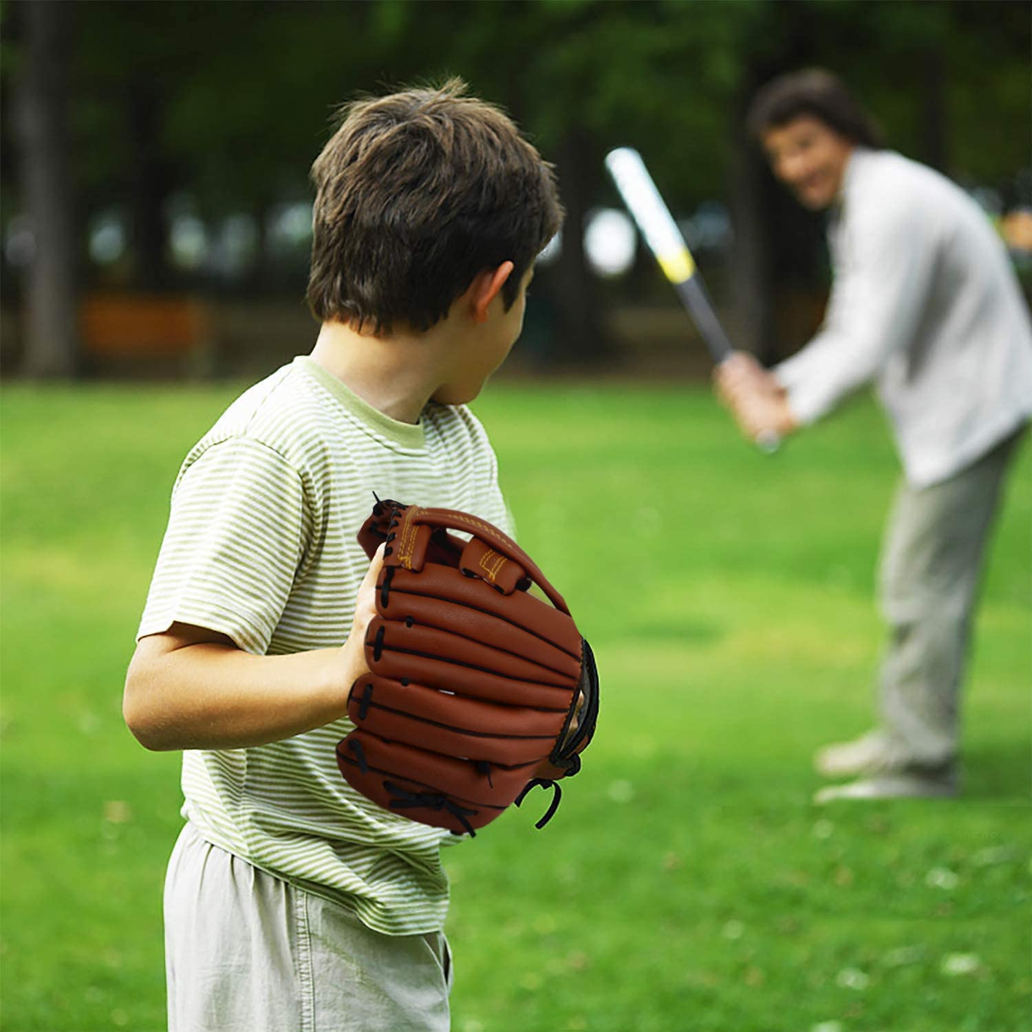 LeapBeast Baseball Gloves for Kids/Youth/Adults - Softball Mitt with Thickened PU Leather, Left Hand Throw - Professional Training & Game Use - Perfect for Fielding, Catching & Practice Sessions