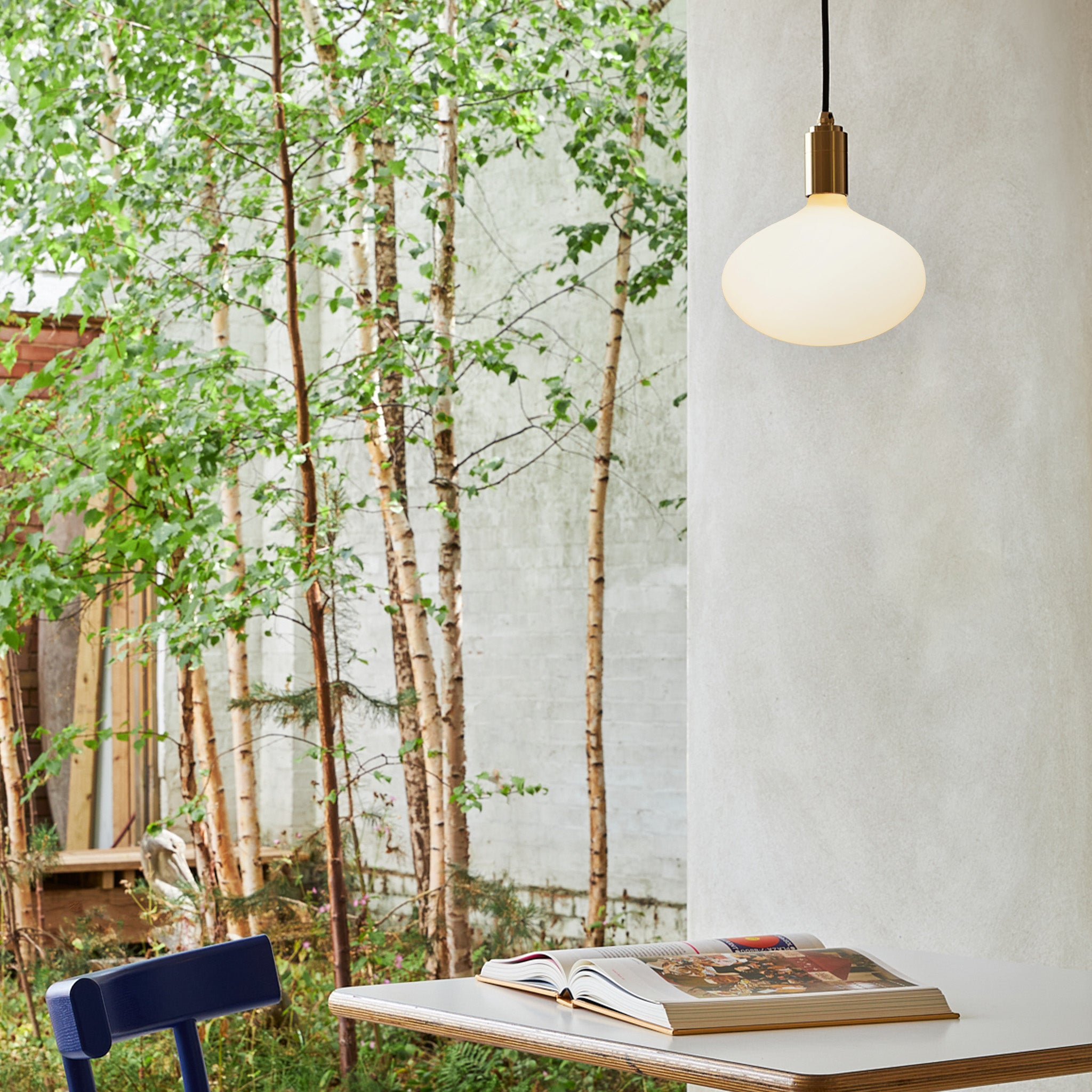 Brass Oval II Pendant Light - Modern Hanging Fixture for Kitchen Island, Dining Room & Bedroom Lighting