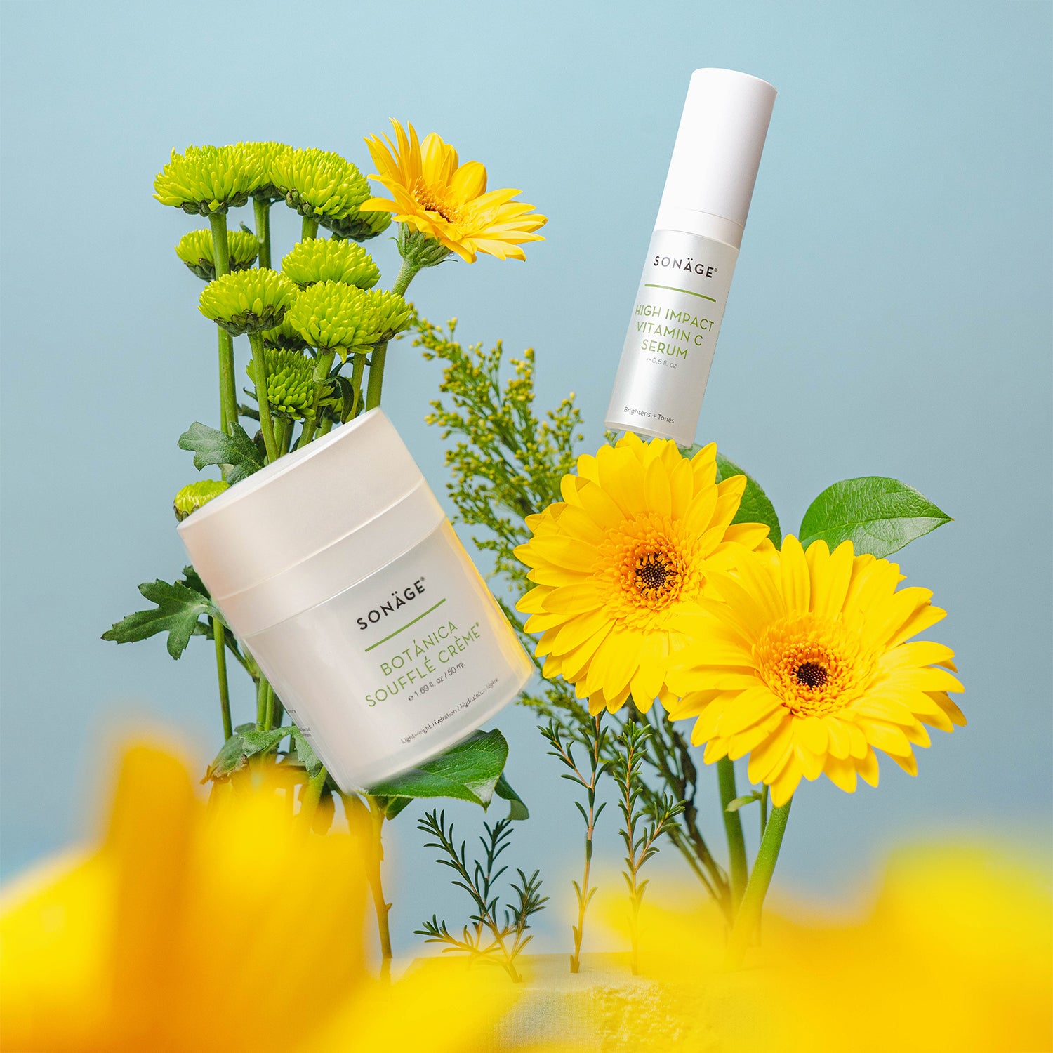 Best Skin Tone Correcting Duo for Even Complexion - Brightening & Hydrating Face Serum & Cream Set - Perfect for Daily Skincare & Makeup Prep
