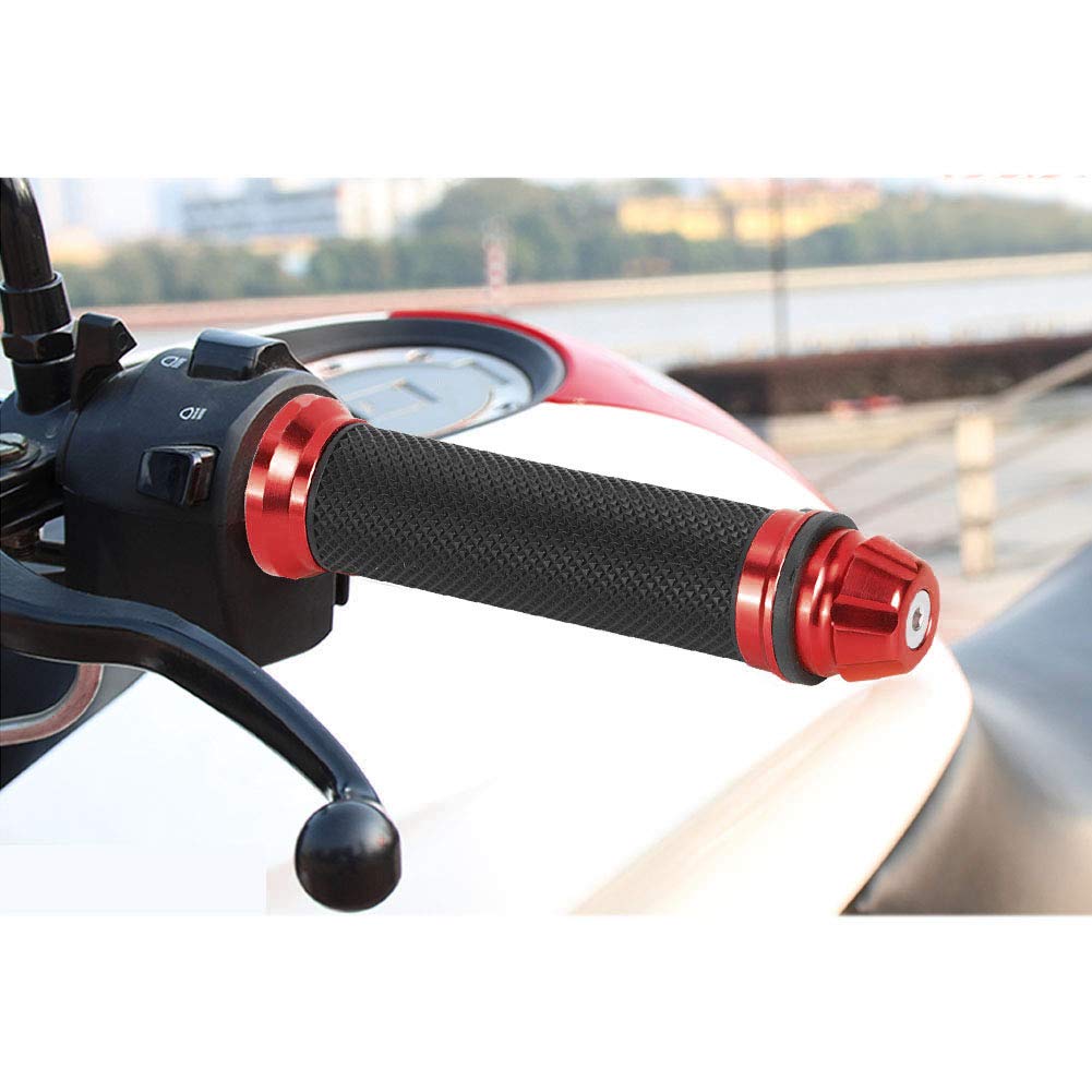 CNC Aluminum Motorcycle Grips - Universal 7/8