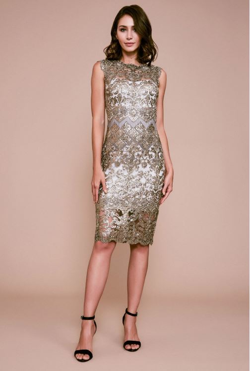 Delta Sleeveless Sequin Embroidered Party Dress - Smoke Grey | Elegant Evening Gown for Cocktail Parties, Weddings & Special Occasions