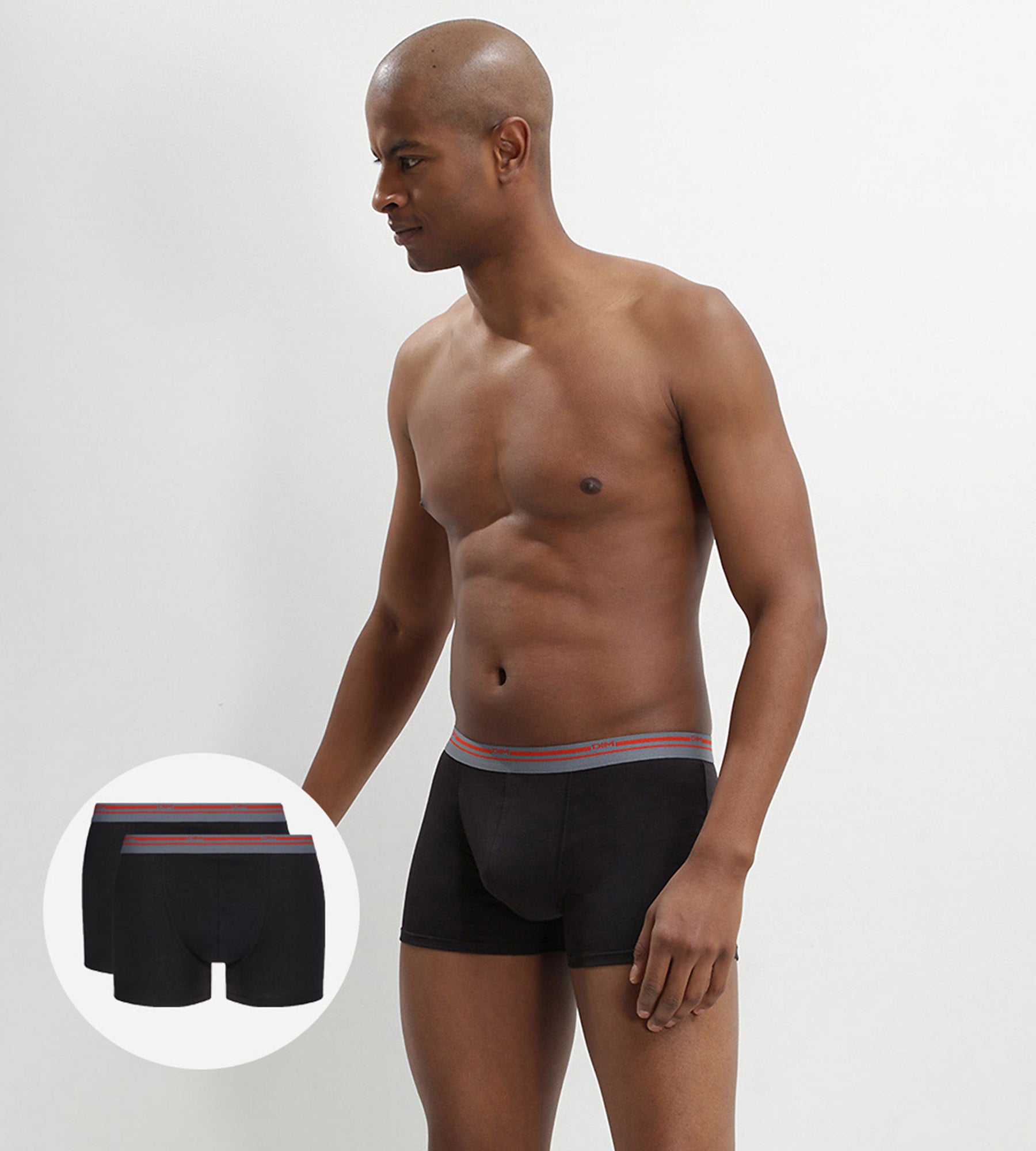 2 Pack Black Boxer Briefs for Men - Soft Cotton Underwear, Breathable & Comfortable for Daily Wear - Perfect for Workout, Gym, and Everyday Use